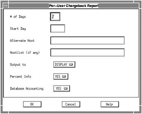 Figure 3. UNISOL JobAcct Chargeback Report